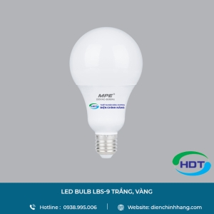 LED BULB MPE LBS-9 TRẮNG, VÀNG