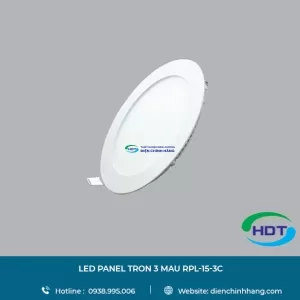ĐÈN LED ÂM TRẦN MPE 15W TRÒN RPL-15-3C