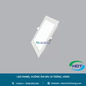 ĐÈN LED ÂM TRẦN MPE 12W VUÔNG SPL-12T, SPL-12V