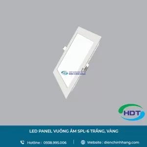 ĐÈN LED ÂM TRẦN MPE 6W VUÔNG SPL-6T, SPL-6V