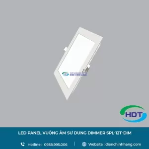 ĐÈN LED ÂM TRẦN MPE 12W VUÔNG SPL-12T-DIM