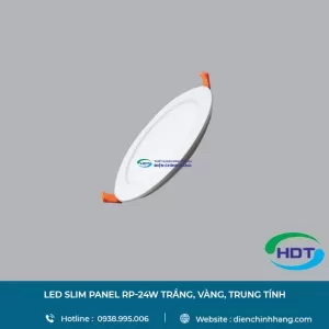 ĐÈN LED ÂM TRẦN MPE 24W TRÒN RP-24W TRẮNG, VÀNG, TRUNG TÍNH