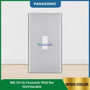 Mặt CB Cóc Panasonic Wide Bạc WEV7061MW
