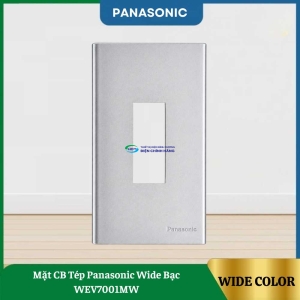 Mặt CB Tép Panasonic Wide Bạc WEV7001MW