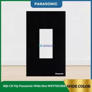 Mặt CB Tép Panasonic Wide Đen WEV7001MB