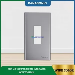 Mặt CB Tép Panasonic Wide Xám WEV7001MH