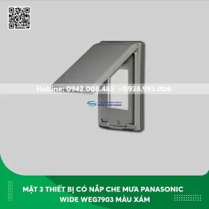 Mặt Che Mưa Panasonic 3 Thiết Bị WEG7903HK-VN Màu Xám