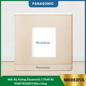 Mặt Nạ Vuông Panasonic 2 Thiết Bị WMF7812MYZ Màu Vàng