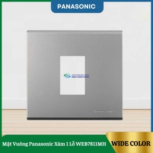 Mặt Vuông Panasonic Xám 1 Lỗ WEB7811MH