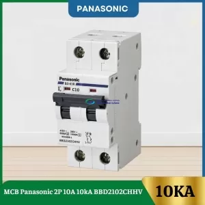 MCB Panasonic 2P 10A 10kA BBD2102CHHV