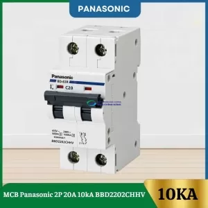 MCB Panasonic 2P 20A 10kA BBD2202CHHV