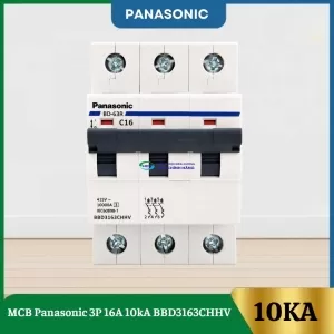 MCB Panasonic 3P 16A 10kA BBD3163CHHV