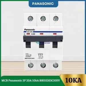 MCB Panasonic 3P 20A 10kA BBD3203CHHV