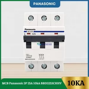 MCB Panasonic 3P 25A 10kA BBD3253CHHV
