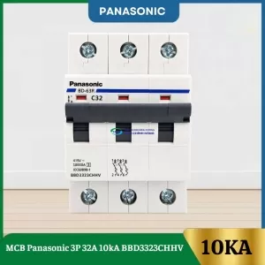 MCB Panasonic 3P 32A 10kA BBD3323CHHV