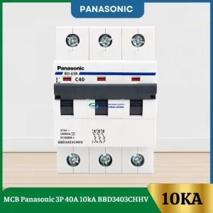 MCB Panasonic 3P 40A 10kA BBD3403CHHV