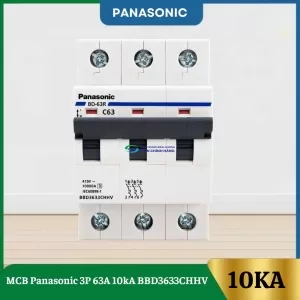 MCB Panasonic 3P 63A 10kA BBD3633CHHV