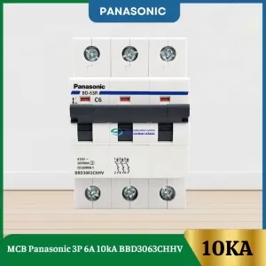 MCB Panasonic 3P 6A 10kA BBD3063CHHV