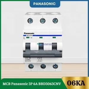 MCB Panasonic 3P 6A BBD3063CNV