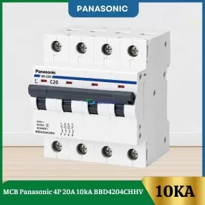 MCB Panasonic 4P 20A 10kA BBD4204CHHV