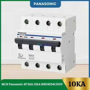 MCB Panasonic 4P 50A 10kA BBD4504CHHV
