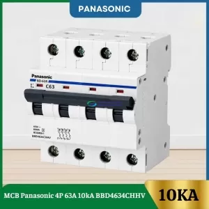 MCB Panasonic 4P 63A 10kA BBD4634CHHV