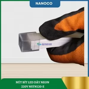 Nút Bít Led Dây Neon 220V NSTN120-E