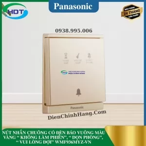 NÚT NHẤN CHUÔNG CÓ ĐÈN BÁO VUÔNG MÀU VÀNG KHÔNG LÀM PHIỀN, DỌN PHÒNG, VUI LÒNG ĐỢI WMF936MYZ-VN