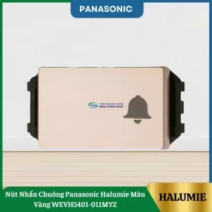 Nút Nhấn Chuông Panasonic Halumie Màu Vàng WEVH5401-011MYZ