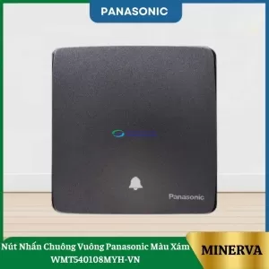 Nút Nhấn Chuông Vuông Panasonic Màu Xám WMT540108MYH-VN