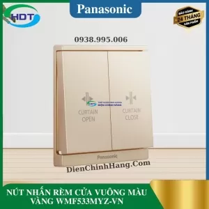 NÚT NHẤN RÈM CỬA VUÔNG MÀU VÀNG WMF533MYZ-VN