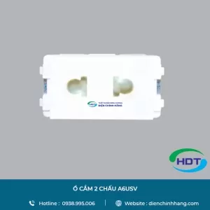 Ổ CẮM 2 CHẤU A6USV