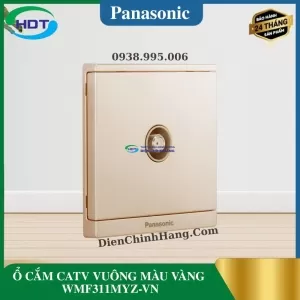 Ổ CẮM CATV VUÔNG MÀU VÀNG WMF311MYZ-VN