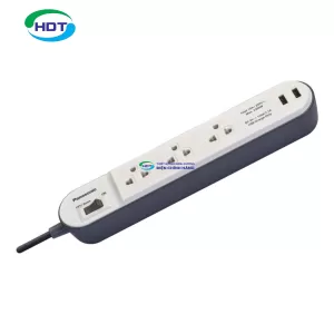 Ổ cắm có dây Panasonic WCHG243322W-VN loại 3 Ổ cắm và 2 USB và 1 công tắc