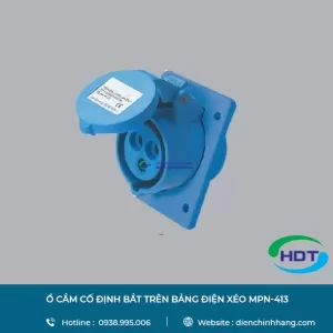 Ổ CẮM CỐ ĐỊNH BẮT TRÊN BẢNG ĐIỆN XÉO MPE MPN-413