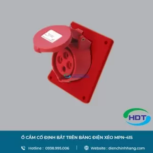 Ổ CẮM CỐ ĐỊNH BẮT TRÊN BẢNG ĐIỆN XÉO MPE MPN-415