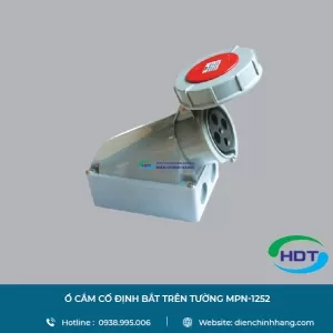 Ổ CẮM CỐ ĐỊNH BẮT TRÊN TƯỜNG MPE MPN-1252