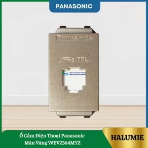 Ổ Cắm Điện Thoại Panasonic Màu Vàng WEV2364MYZ