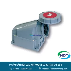 Ổ cắm gắn nổi loại kín nước PCE F133-6