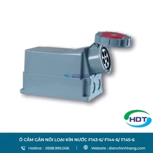 Ổ cắm gắn nổi loại kín nước PCE F143-6