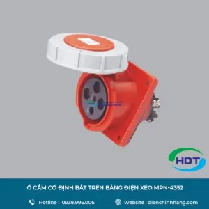 Ổ CẮM CỐ ĐỊNH BẮT TRÊN BẢNG ĐIỆN XÉO MPE MPN-4352