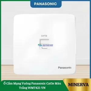 Ổ Cắm Mạng Vuông Panasonic Cat5e Màu Trắng WMT421-VN