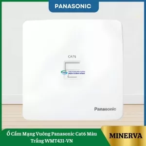 Ổ Cắm Mạng Vuông Panasonic Cat6 Màu Trắng WMT431-VN