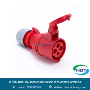 Ổ cắm nối loại không kín nước PCE F223-6
