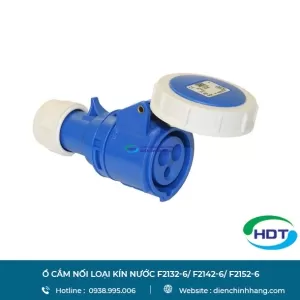 Ổ cắm nối loại kín nước PCE F2132-6