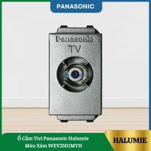 Ổ Cắm Tivi Panasonic Halumie Màu Xám WEV2501MYH