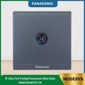 Ổ Cắm Tivi Vuông Panasonic Màu Xám WMF301MYH-VN