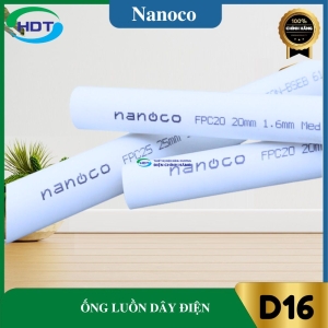 Ống luồn dây điện Nanoco dạng thẳng D16 FPC16L/ FPC16/ FPC16H