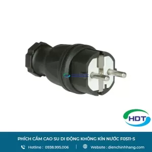 Phích cắm cao su di động không kín nước PCE F0511-S