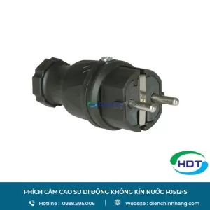 Phích cắm cao su di động không kín nước PCE F0512-S